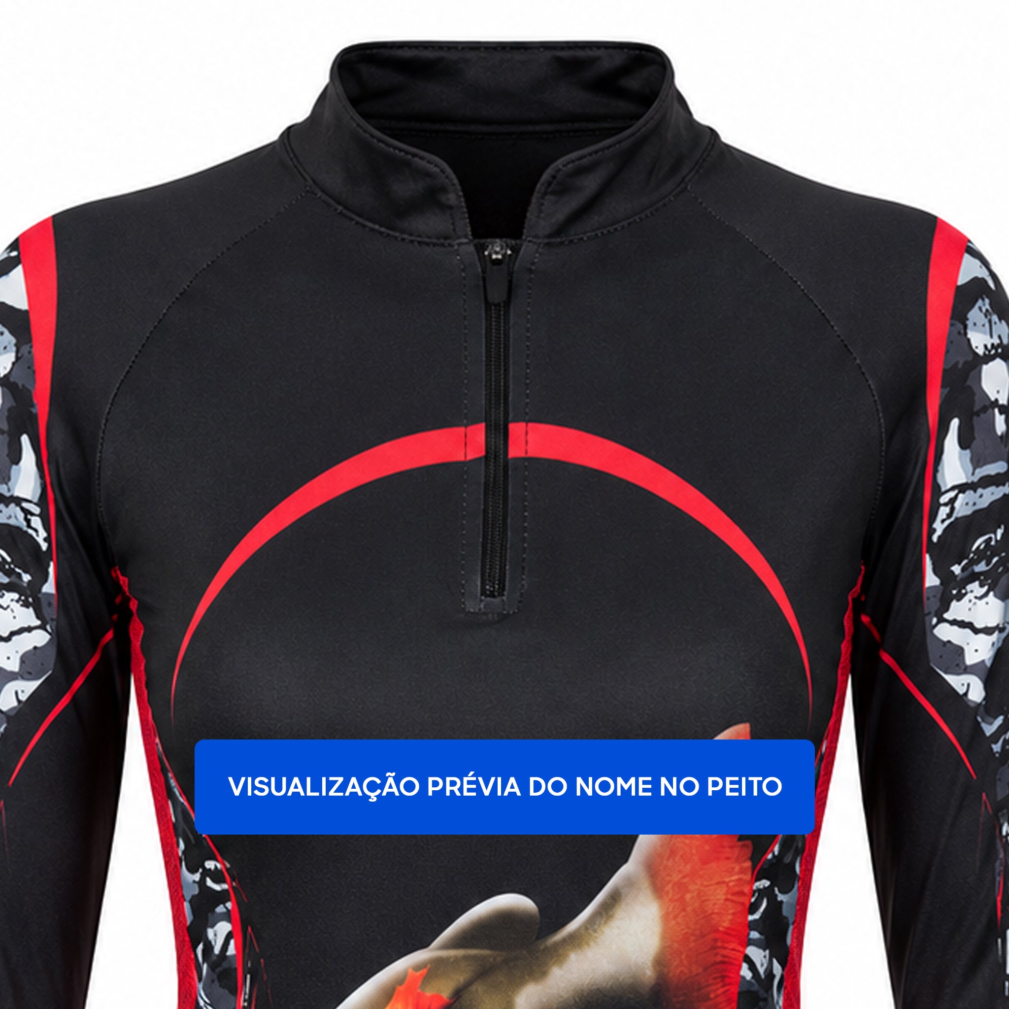 Camisa de Pesca Feminina Piraíba Eclipse com Zíper e Proteção UV50+