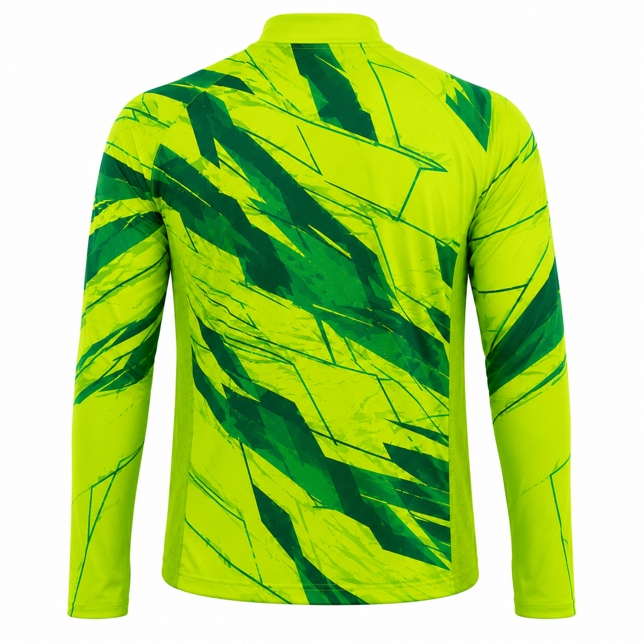 Camisa de Pesca Lime Storm com Zíper e Proteção UV50+