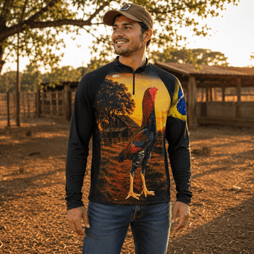Camisa Agro Masculina Raça Índio Gigante com Proteção UV50+ - Use GTX