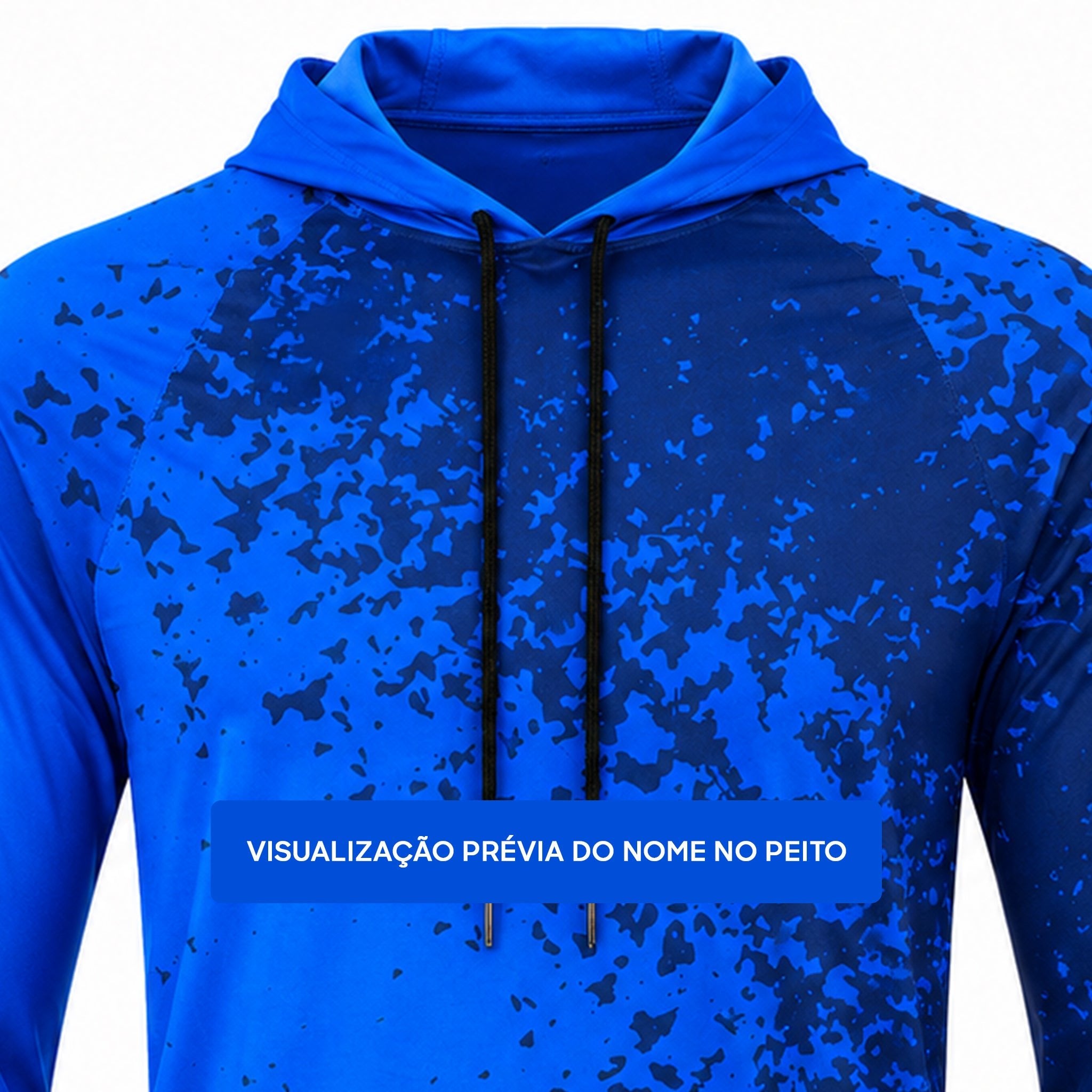Camisa de Pesca Blue River com Capuz e Proteção UV50+ - GTX Print