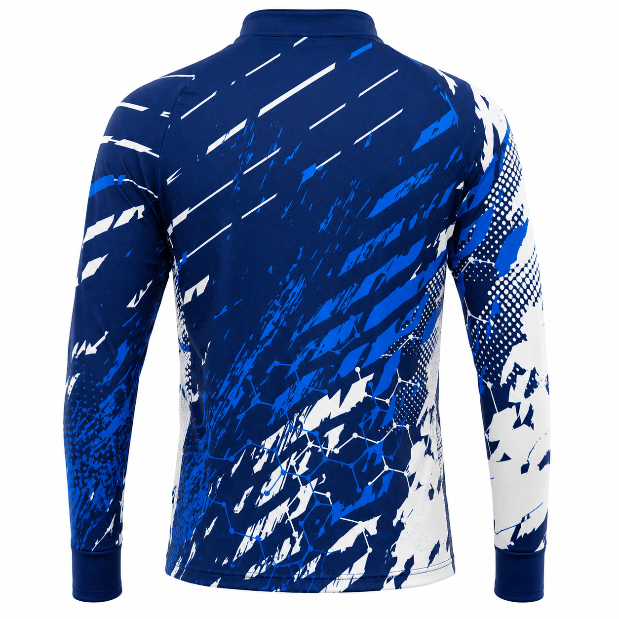 Camisa de Pesca Blue Torrent com Zíper e Proteção UV50+ - GTX Print