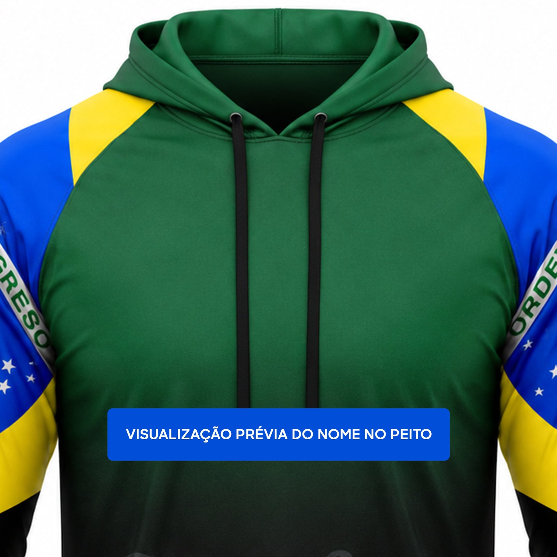 Camisa de Pesca Brasil Legacy com Capuz e Proteção UV50+ - GTX Print