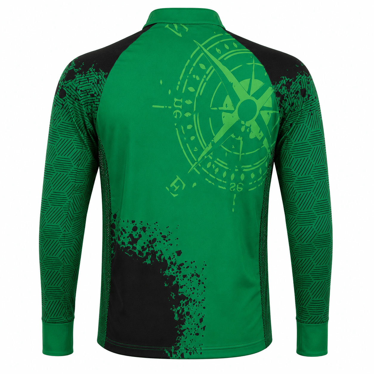 Camisa de Pesca Compass Trail com Zíper e Proteção UV50+ - GTX Print