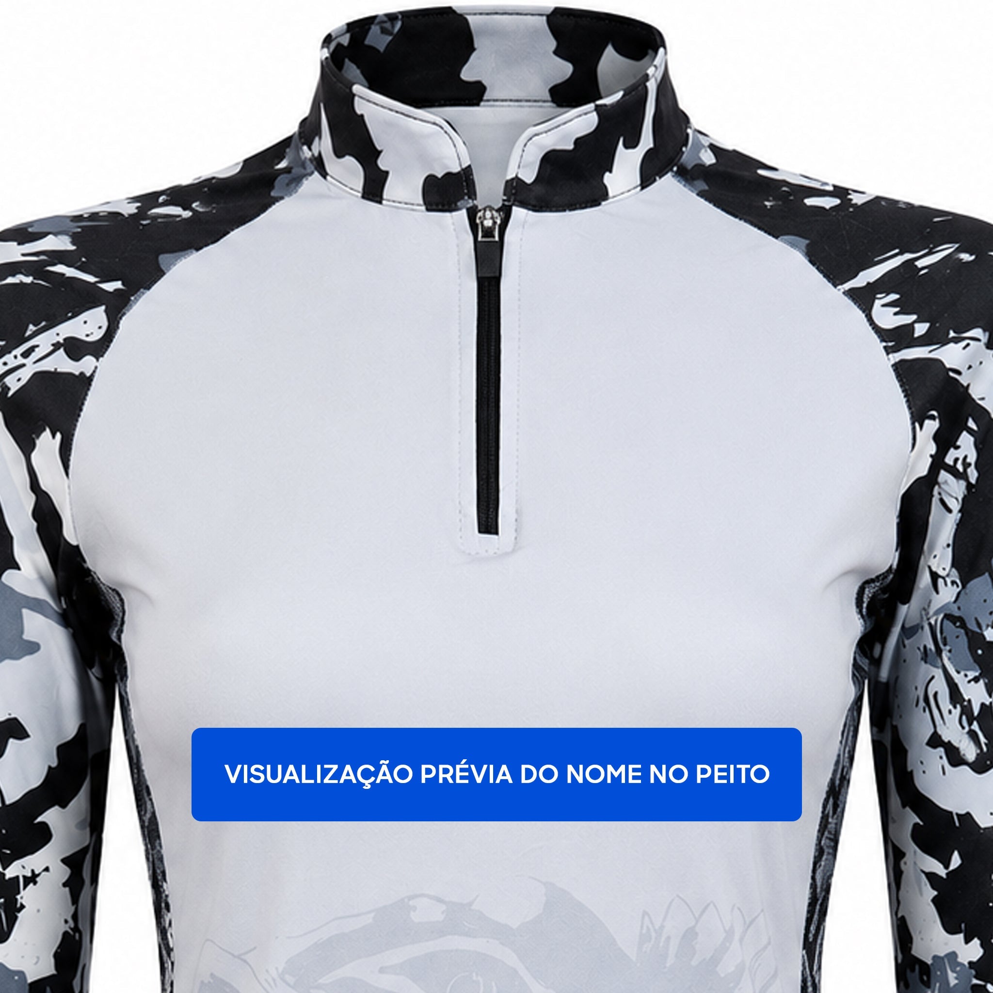 Camisa de Pesca Feminina Arctic Force com Zíper e Proteção UV50+ - GTX Print