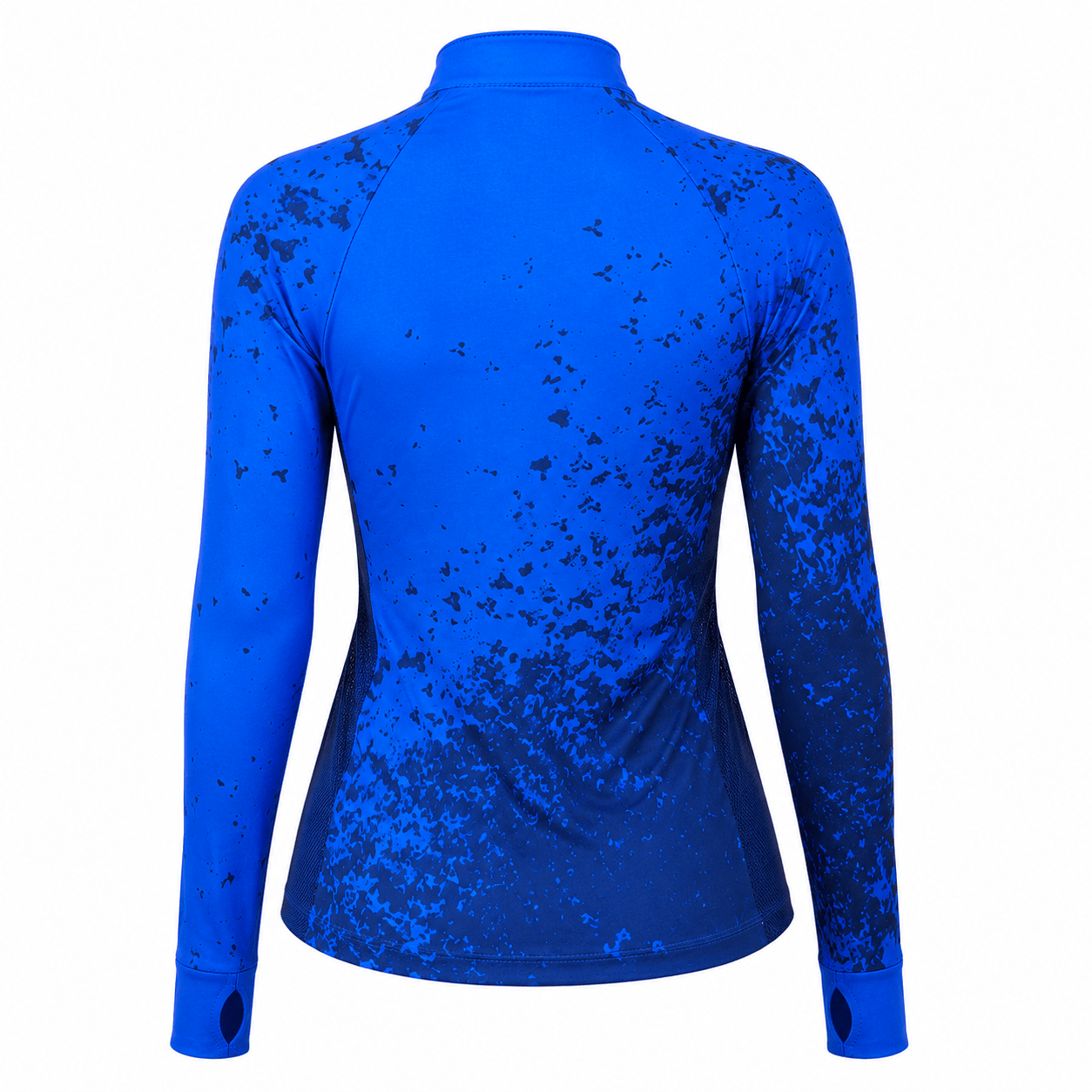 Camisa de Pesca Feminina Blue Splash com Zíper e Proteção UV50+ - GTX Print