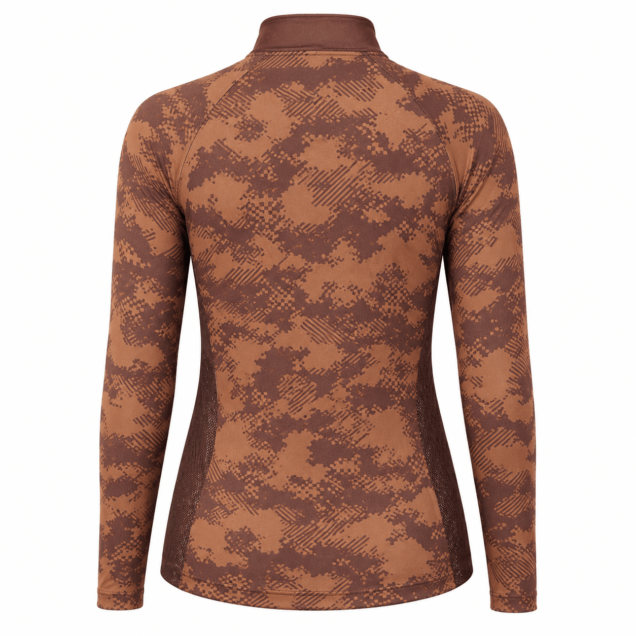 Camisa de Pesca Feminina Desert Camo com Zíper e Proteção UV50+ - GTX Print