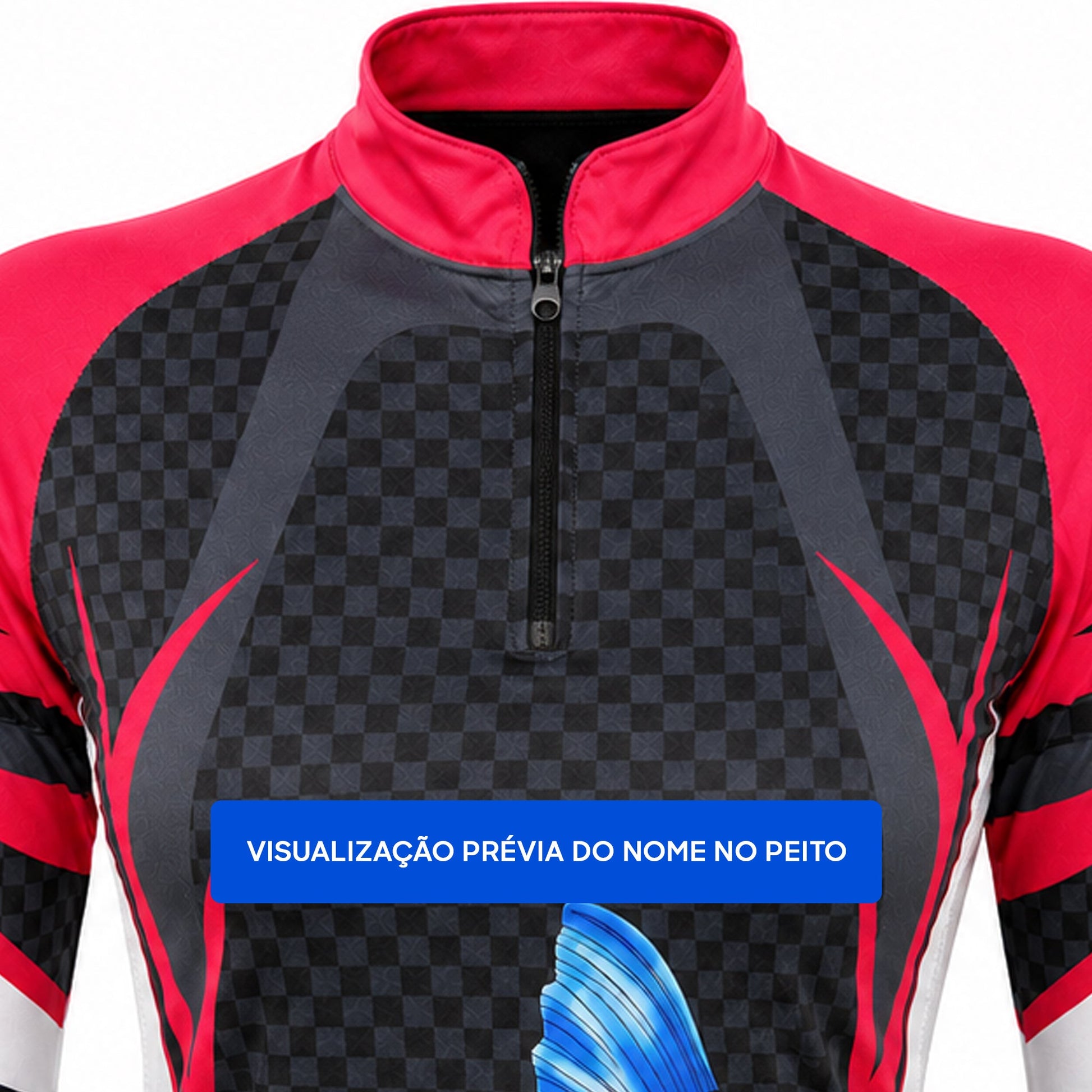 Camisa de Pesca Feminina Fire Tucunaré com Zíper e Proteção UV50+ - GTX Print