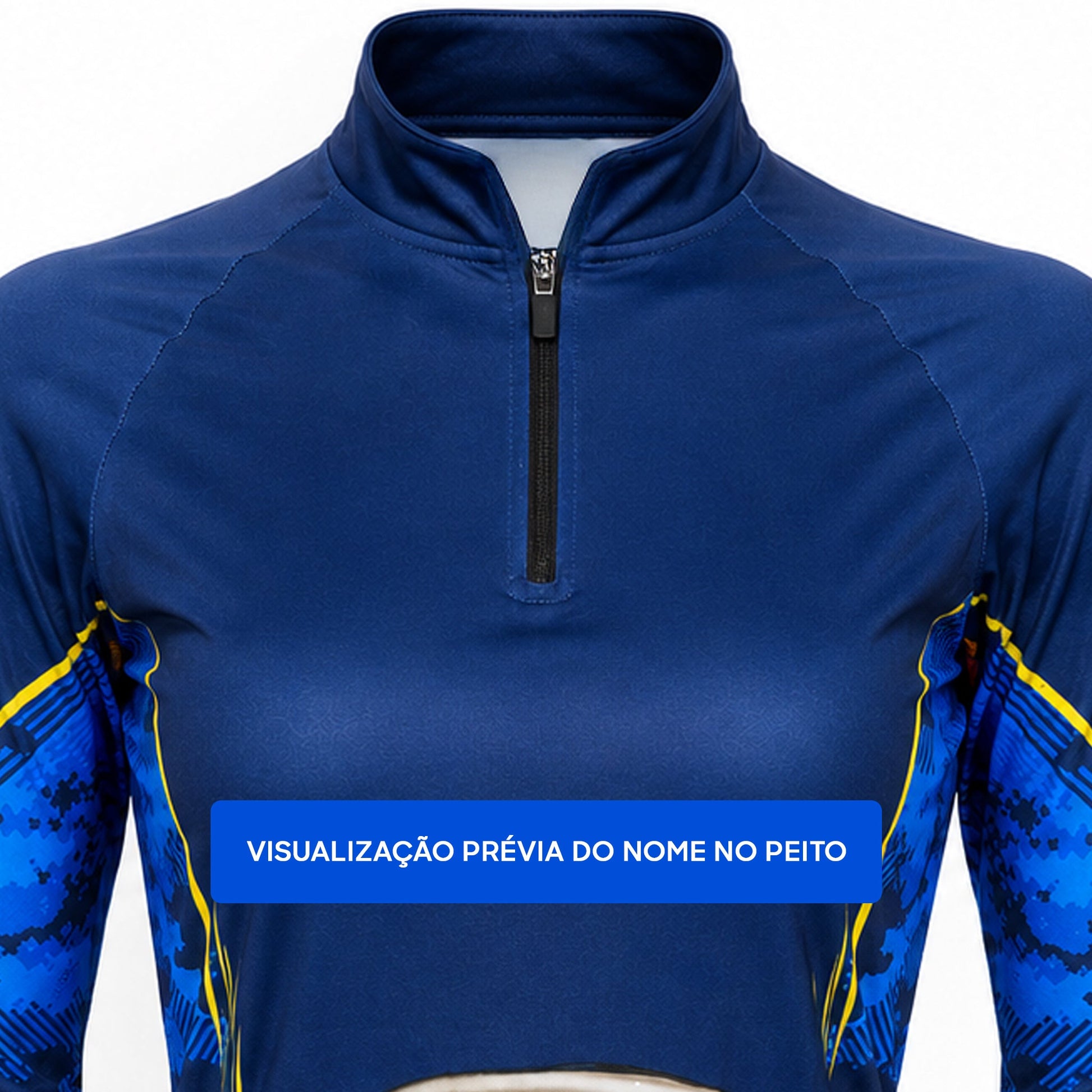 Camisa de Pesca Feminina Golden River com Zíper e Proteção UV50+ - GTX Print