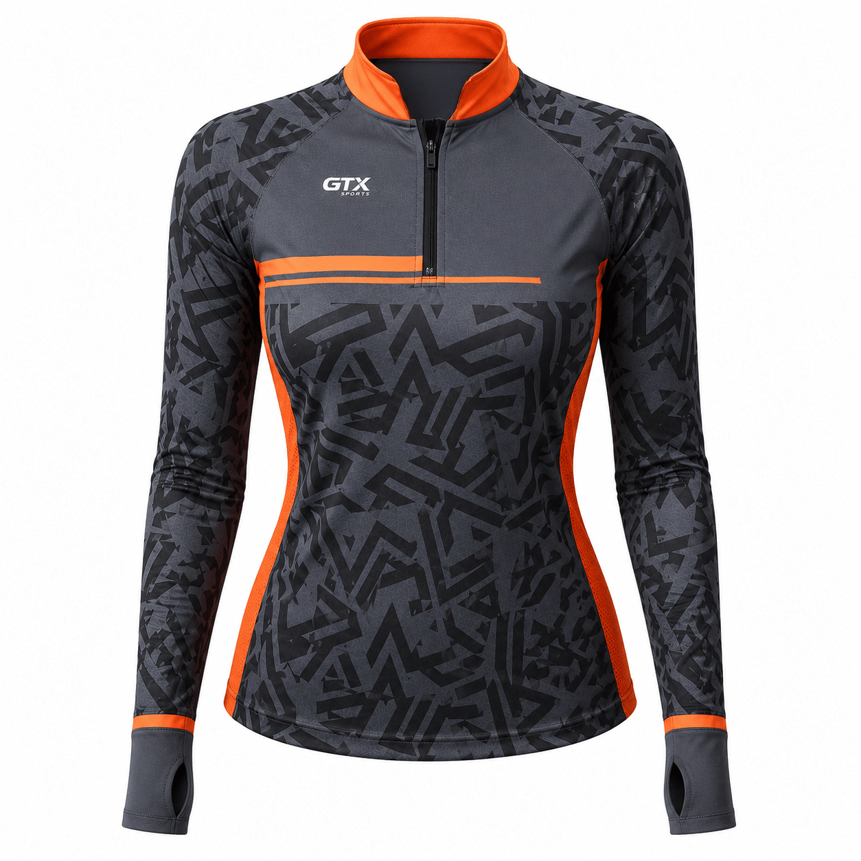 Camisa de Pesca Feminina Urban Strike com Zíper e Proteção UV50+ - GTX Print