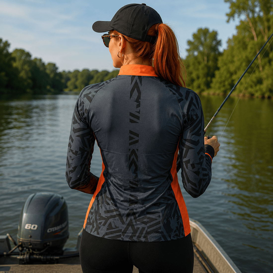 Camisa de Pesca Feminina Urban Strike com Zíper e Proteção UV50+ - Use GTX