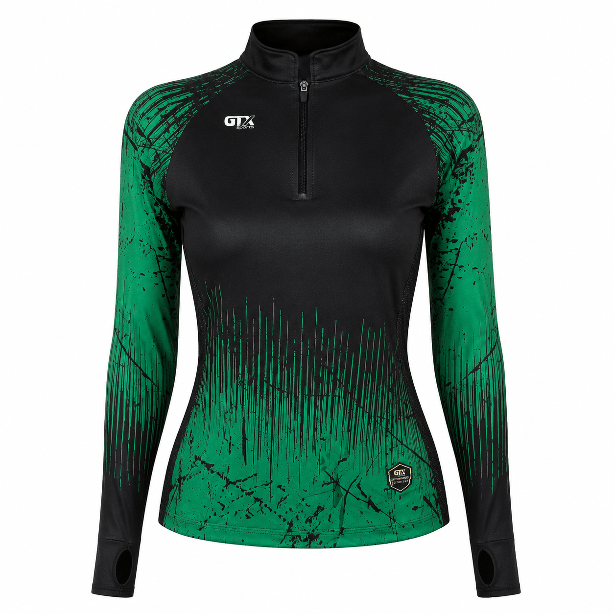 Camisa de Pesca Feminina Wild Brasil com Zíper e Proteção UV50+ - GTX Print