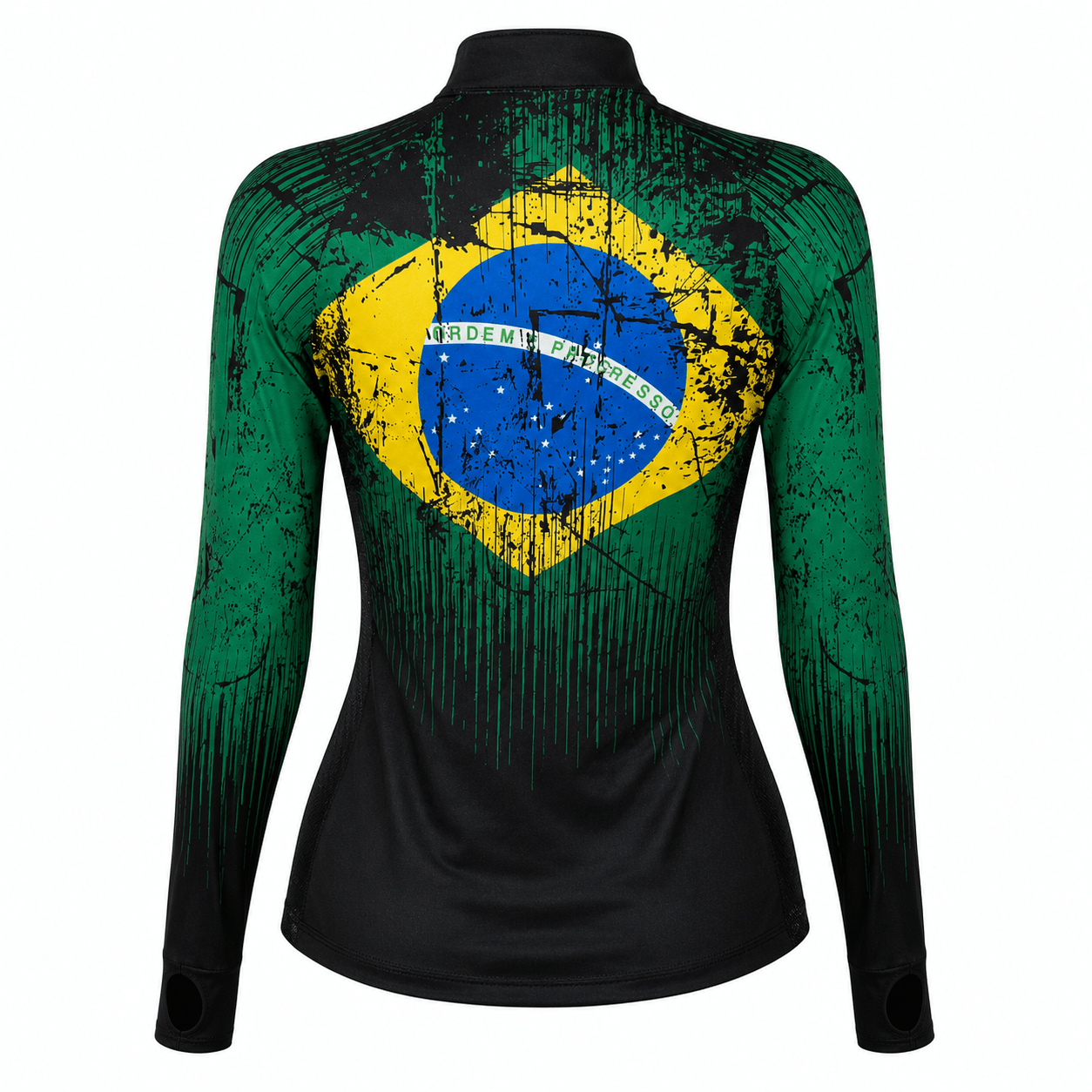 Camisa de Pesca Feminina Wild Brasil com Zíper e Proteção UV50+ - GTX Print