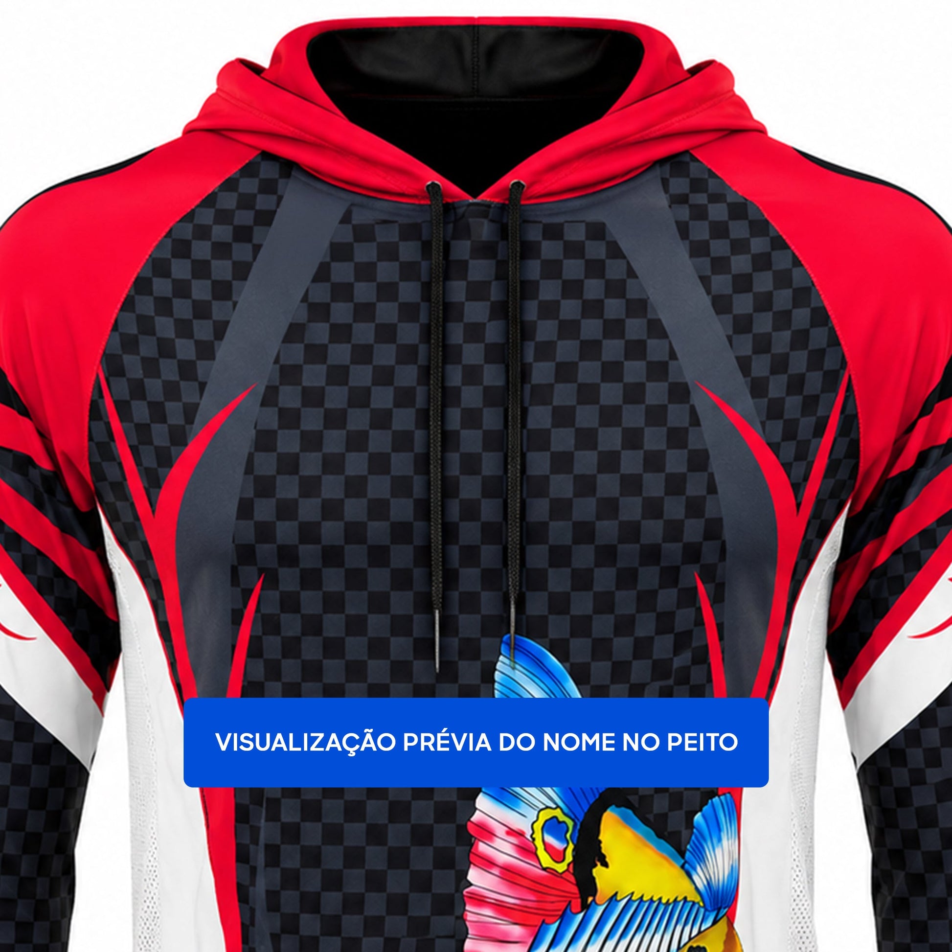 Camisa de Pesca Fire Tucunaré com Capuz e Proteção UV50+ - GTX Print