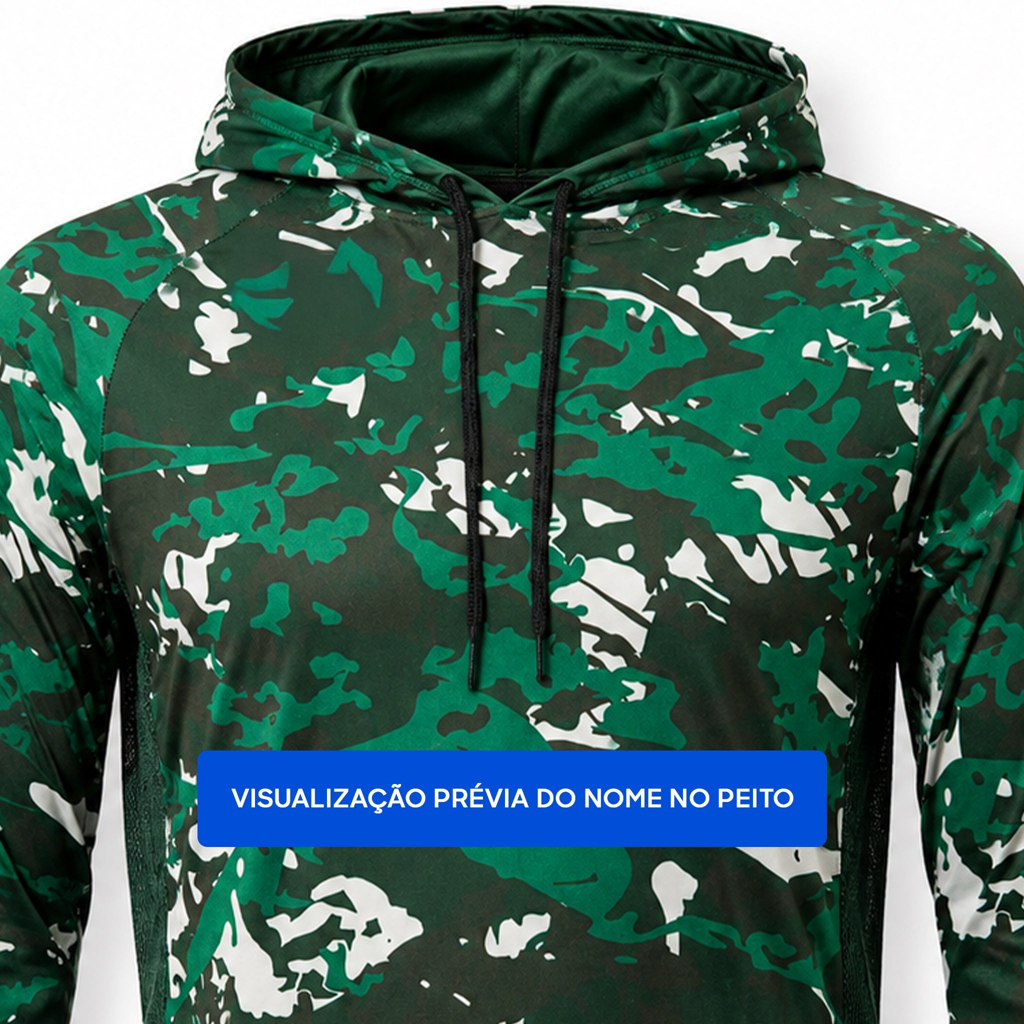 Camisa de Pesca Forest Camo com Capuz e Proteção UV50+ - GTX Print