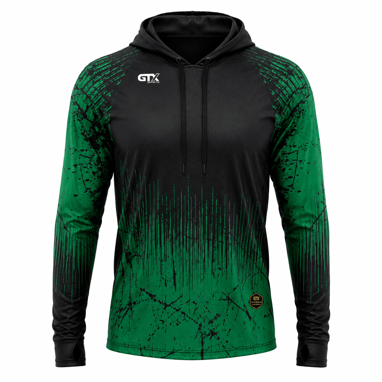 Camisa de Pesca Masculina com Capuz Brasil Selvagem e Proteção UV50+ - GTX Print