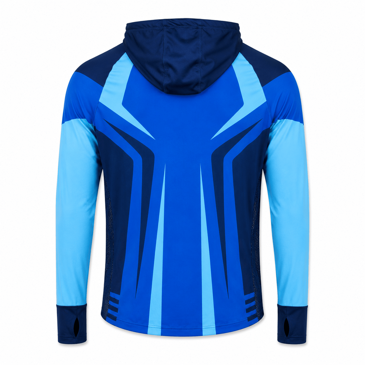 Camisa de Pesca Masculina com Capuz GTX Print Azul Bruto Proteção UV50+ - GTX Print