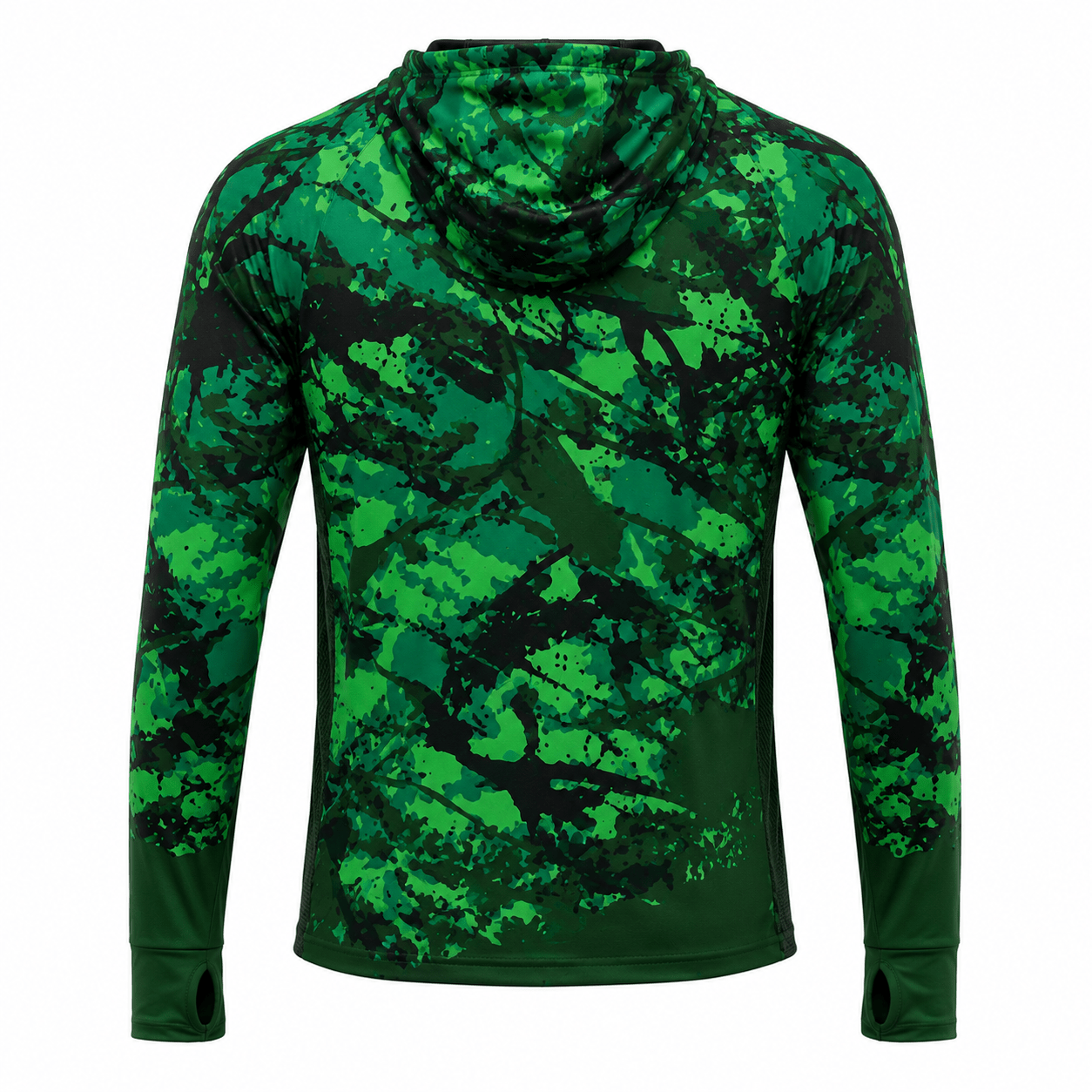 Camisa de Pesca Masculina com Capuz Onça Pantaneira e Proteção UV50+ - GTX Print