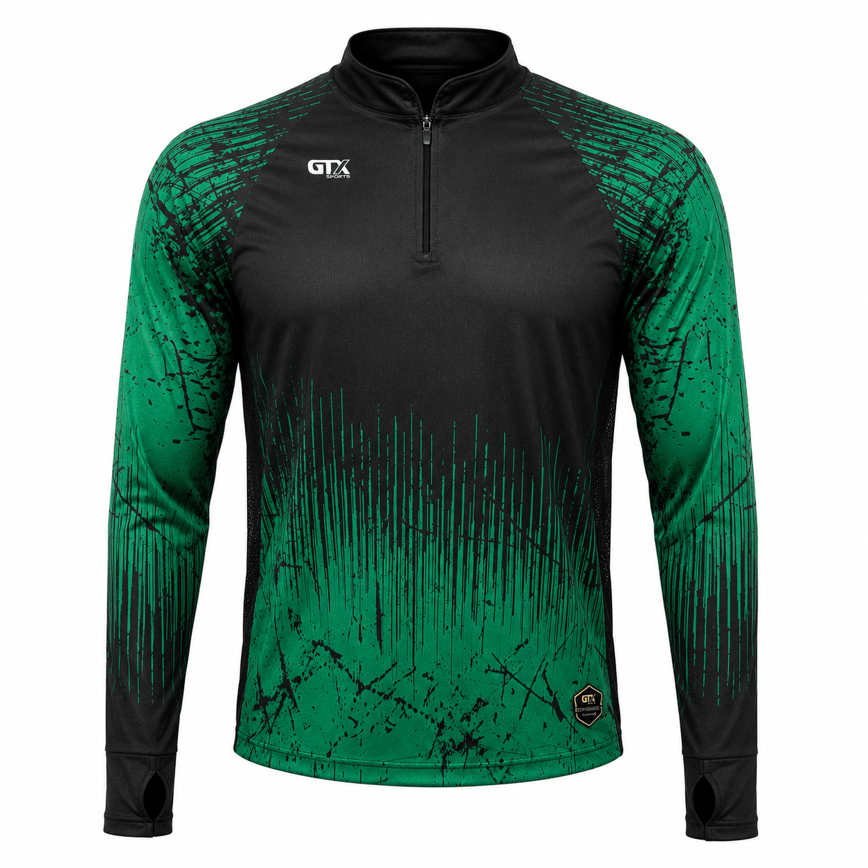 Camisa de Pesca Wild Brasil com Zíper e Proteção UV50+ - GTX Print